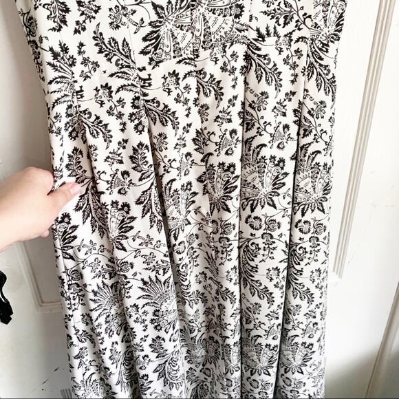 VTG Silk 1990’s Esperanto A-Line Floral Print Midi Dress Retro Style 6 Feminine - Picture 9 of 15